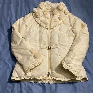 Moncler Rabbit Hair Padded Jacket Puffer Coat